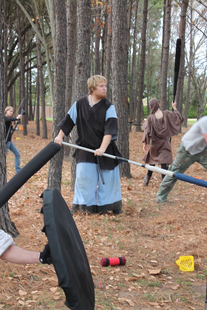 This monk says stay back!