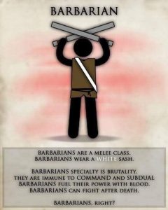 Barbarian Class Amtgard